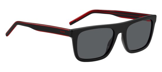 Hugo By Boss Hg 1297/S Rechthoekig Acetaat Unisex Zonnebril van Boss