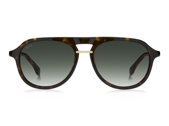 HUGOBOSSBLACK Zonnebril (BOSS1435/S) Volwassenen Bruin Volledig omrand van HUGO