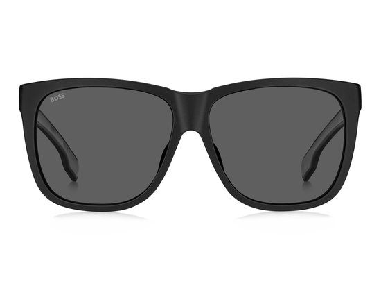 HUGOBOSSBLACK Zonnebril (BOSS1453/F/S) Volwassenen Zilverkleurig Volledig omrand van HUGO BOSS