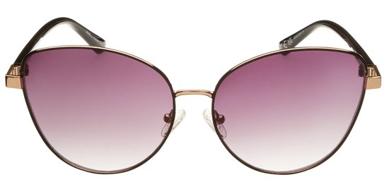 Icon Eyewear Zonnebril AUDREY - Goud met Zwart montuur - Grijze glazen van Icon Eyewear