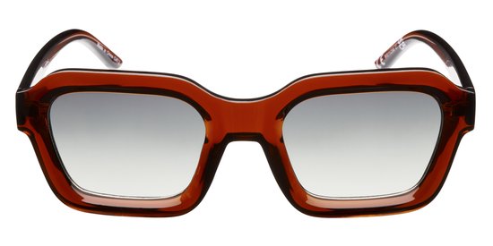 Icon Eyewear Zonnebril BASE RUNNER - Bruin montuur - Lichtgroene glazen van Icon Eyewear