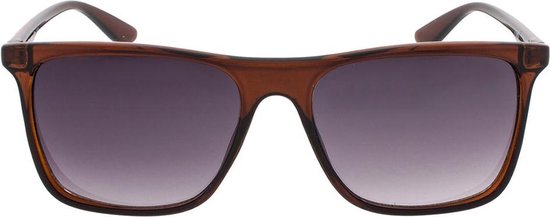 Icon Eyewear Zonnebril BLITZ - Transparant bruin montuur - Lichtgrijze glazen van Icon Eyewear