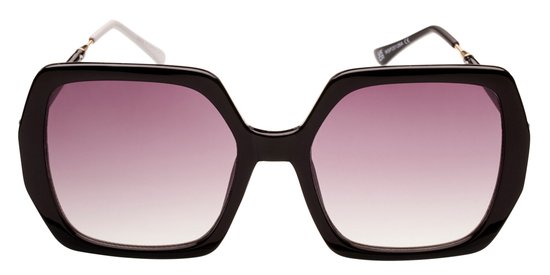 Icon Eyewear Zonnebril DEBORAH - Zwart montuur - Lichtgrijze glazen van Icon Eyewear