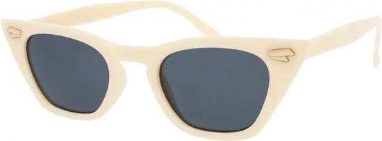 Icon Eyewear Zonnebril GRACE - Ivoor Wit montuur - Grijze glazen van Icon Eyewear