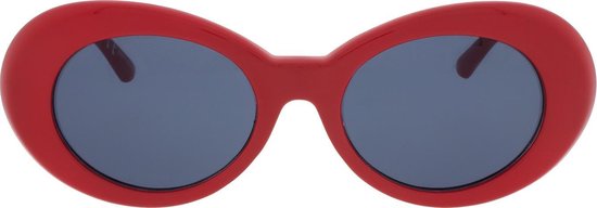 Icon Eyewear Zonnebril GRUNGE - Rood montuur - Grijze glazen van Icon Eyewear