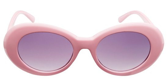 Icon Eyewear Zonnebril GRUNGE - Roze montuur - Lichtgrijze glazen van Icon Eyewear
