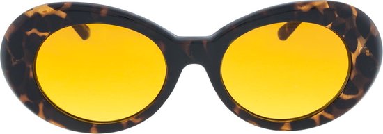 Icon Eyewear Zonnebril GRUNGE - Tortoise montuur - Oranje glazen van Icon Eyewear