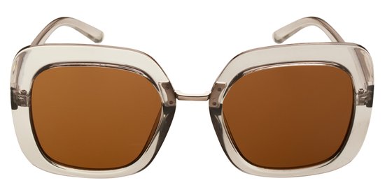 Icon Eyewear Zonnebril IPANEMA - Licht Grijs montuur - Bruine glazen van Icon Eyewear