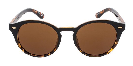 Icon Eyewear Zonnebril JAQUIM - Zwart & Tortoise montuur - Bruine glazen van Icon Eyewear