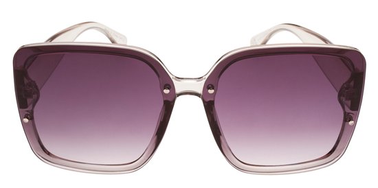 Icon Eyewear Zonnebril LE SQUARE - Grijs montuur - Lichtgrijze glazen van Icon Eyewear