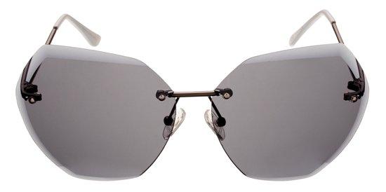 Icon Eyewear Zonnebril MILANIA - Gunmetal montuur - Grijze glazen van Icon Eyewear