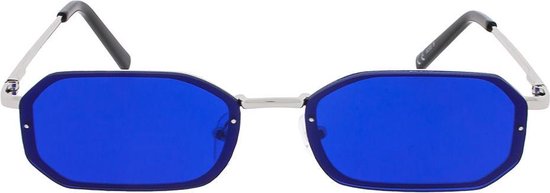 Icon Eyewear Zonnebril OLLIE - Zilverkleurig montuur - Blauwe glazen van Icon Eyewear