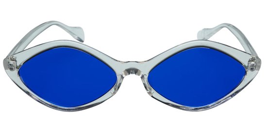 Icon Eyewear Zonnebril PUK - Transparant montuur  - Blauwe glazen van Icon Eyewear