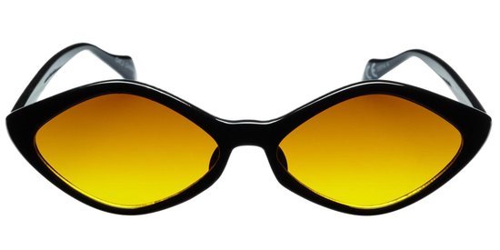 Icon Eyewear Zonnebril PUK - Zwart montuur  - Oranje glazen van Icon Eyewear