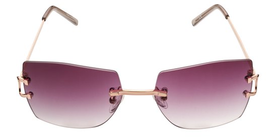 Icon Eyewear Zonnebril SLICK XL- Goudkleurig montuur - Lichtgrijze glazen van Icon Eyewear