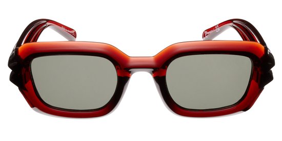 Icon Eyewear Zonnebril THE GOTHIC ACCOUNTANT - Bruin montuur - Groene glazen van Icon Eyewear
