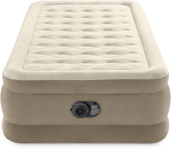 Intex Twin Ultra Plush Luchtbed met ingebouwde pomp - 191x99x46 cm van Intex
