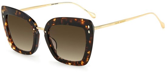 Isabel Marant IM 0083/G/S HAVANA GOLD 53/22/150 Vrouw Zonnebrillen van Merkloos
