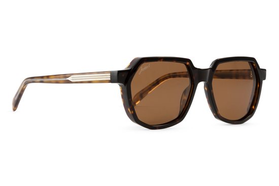 Jackie L Antibes ZO-0267A bruin-goud - bruin polarised TAC - UV400 van Merkloos