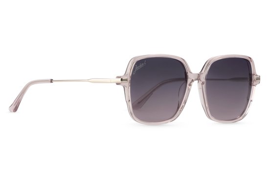 Jackie L Cannes ZO-0255C shiny-pink - grijs-roze dégradé polarised TAC - UV400 van Jackie L