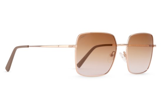 Jackie L® Lille ZO-0257A rosé goud - titanium - roze dégradé polarised TAC van Jackie L
