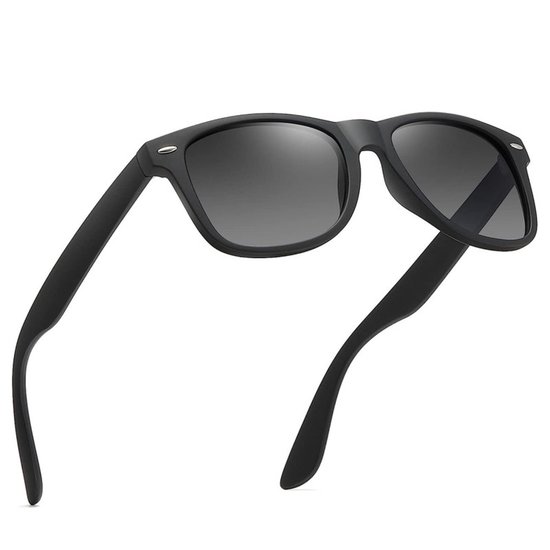 JeiibrZui Gepolariseerde Zonnebril Heren - Rechthoekige Vorm - Krachtig Krasbestendig Schokbestendig - 1 Stuk - Buitenactiviteiten Met Comfort En Stijl van Merkloos