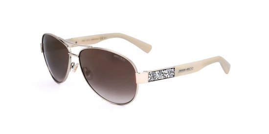 Jimmy Choo BABA/S Light gold cream 59/13/135 WOMAN Zonnebrillen van Jimmy Choo