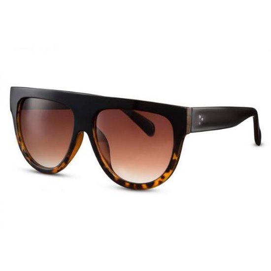 Joboly Designer Zonnebril - Bruin Luipaard Panter Frame - Bruine Lenskleur - Dames van Joboly