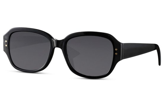 Joboly Fashion Zonnebril - Zwart Frame - Zwarte Lenskleur - Dames en Heren van Joboly