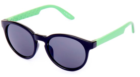 Joboly Kids Zonnebril Kinder Zonnebrillen - Zwart Groen Frame - Zwarte Lenskleur - Jongens en Meisjes van Joboly