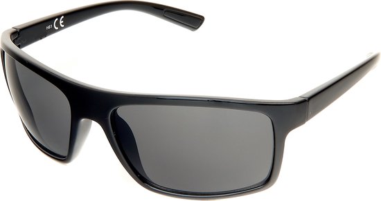 Joboly Zonnebril - Zwart Frame - Groen Smoke Lenskleur - Dames en Heren van Merkloos