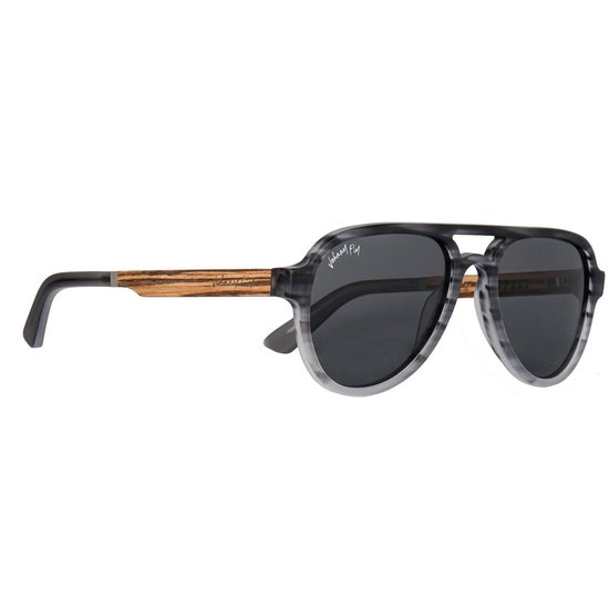Johnny Fly Apache zonnebril - dames en heren - marmer grijs - ecologisch van Johnny Fly