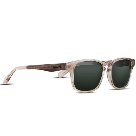 Johnny Fly - Splinter zonnebril - dames en heren - champagne - ecologisch van Johnny Fly