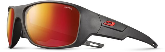 Julbo - UV-zonnebril voor kinderen - Rookie 2 - Spectron 3 - Zwart/Rood - maat Onesize (8-12yrs) van Merkloos