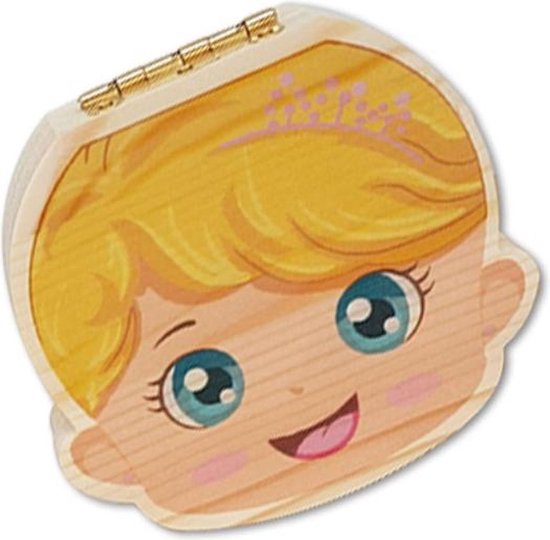 Jumada's - Tandendoosje - Bewaar melktanden - Meisje - Duurzaam hout van Jumada's