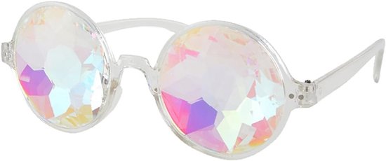 Kaleidoscoop zonnebril voor kinderen - kleurrijk en psychedelisch design