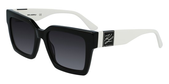 Karl Lagerfeld KL6057S Black & white 52/19/140 WOMAN Zonnebrillen van Merkloos
