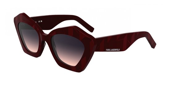 Karl Lagerfeld KL6199S Burgundy 53/21/140 WOMAN Zonnebrillen