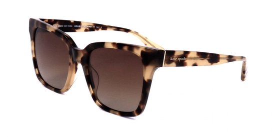 Kate Spade HARLOW/G/S LIGHT HAVANA/BROWN SHADED 55/20/140 Damenbrillen Zonnebrillen van Merkloos