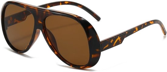 Keeper Retro pilotenzonnebril voor vrouwen mannen vintage oversized zonnebril trendy luchtvaart 70's zonnebril UV400 bescherming