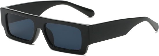 Keeper Vintage Rechthoekige Zonnebril voor Vrouwen Mannen Retro Vierkante Zonnebril Dames Heren Funky Mode Zonnebril UV400 Bescherming
