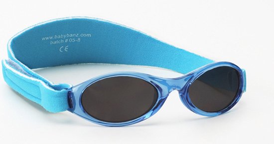 KidsBanz UV zonnebril Kinderen - Aqua - Maat 2-5 jaar van Merkloos
