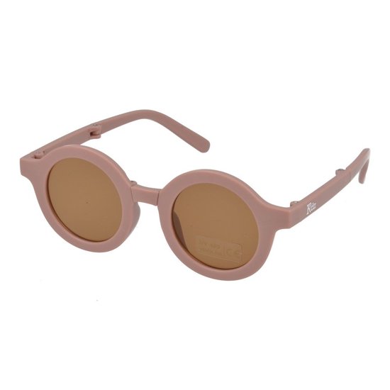 Kidzkiddo Zonnebril Kinderen Opvouwbaar Bruin van Merkloos