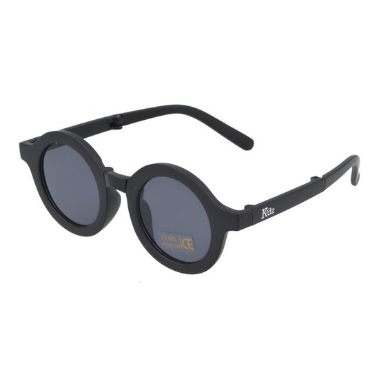 Kidzkiddo Zonnebril Kinderen Opvouwbaar Zwart van Merkloos