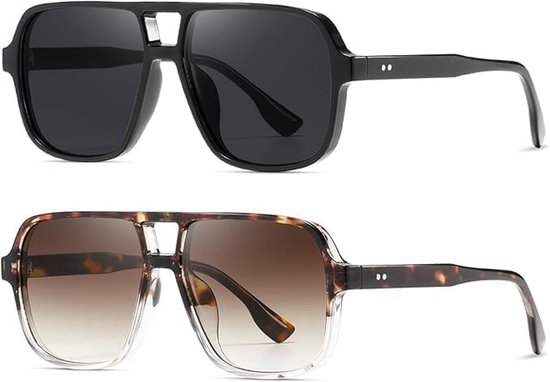 kimorn Zonnebril Vrouwen Mannen Trendy Retro Zonnebril Oversize Vierkante Frame Shades K1650
