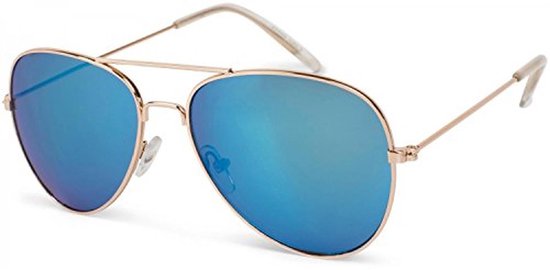 Kinder Aviator Zonnebril met UV Bescherming en Instelbare Neuskussentjes