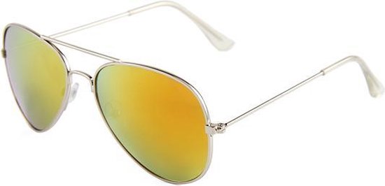 Kinder Pilotenbril - Goud Rood Spiegel van Kinder