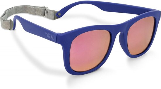 Kinder Zonnebril - Baby Bril - Buiten Spelen - Gepolariseerde Lenzen - 6-24 Maanden - Marineblauw