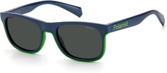 Kinder Zonnebril - Beschermende Bril - Buiten Activiteiten - Gepolariseerde Glazen - 47mm - Blauw Groen