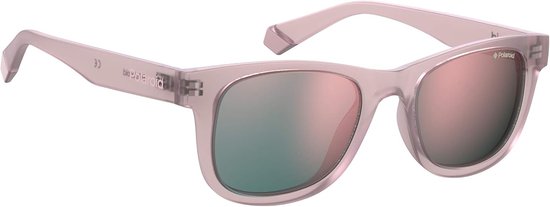 Kinder Zonnebril - Beschermende Bril - Zonnige Dagen - Polycarbonaat Lenzen - 44 mm - Beige van Merkloos